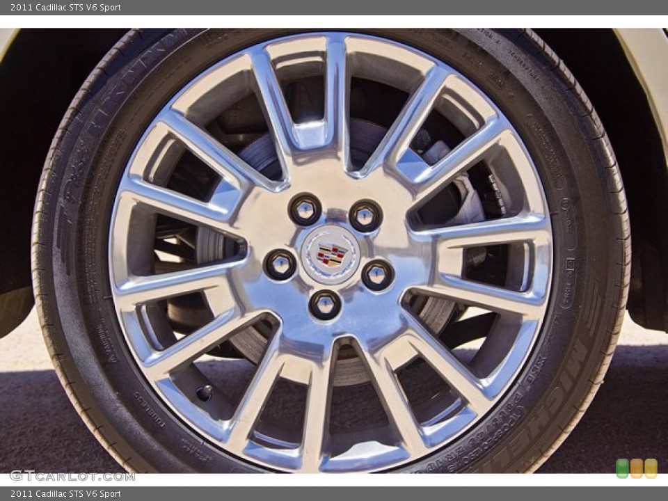 2011 Cadillac STS V6 Sport Wheel and Tire Photo #65857434