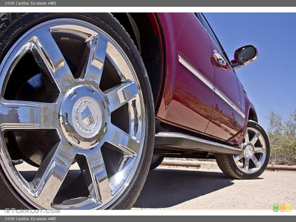 2008 Cadillac Escalade AWD Wheel and Tire Photo #65857713