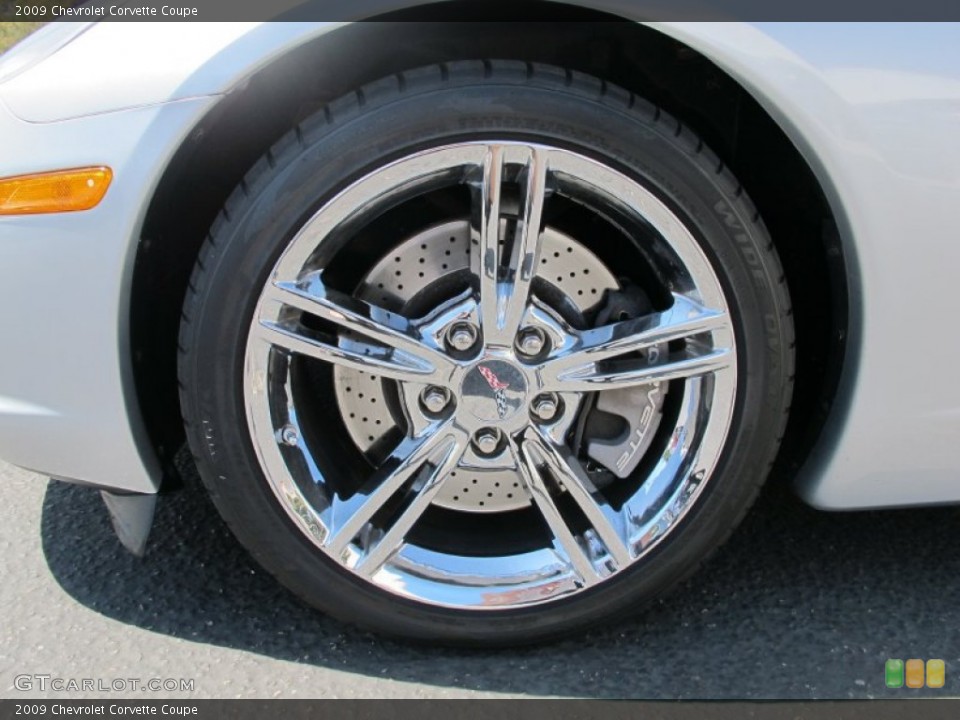 2009 Chevrolet Corvette Coupe Wheel and Tire Photo #65858091