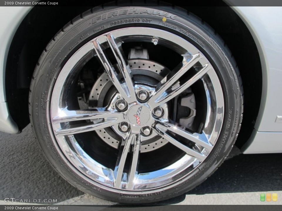 2009 Chevrolet Corvette Coupe Wheel and Tire Photo #65858097