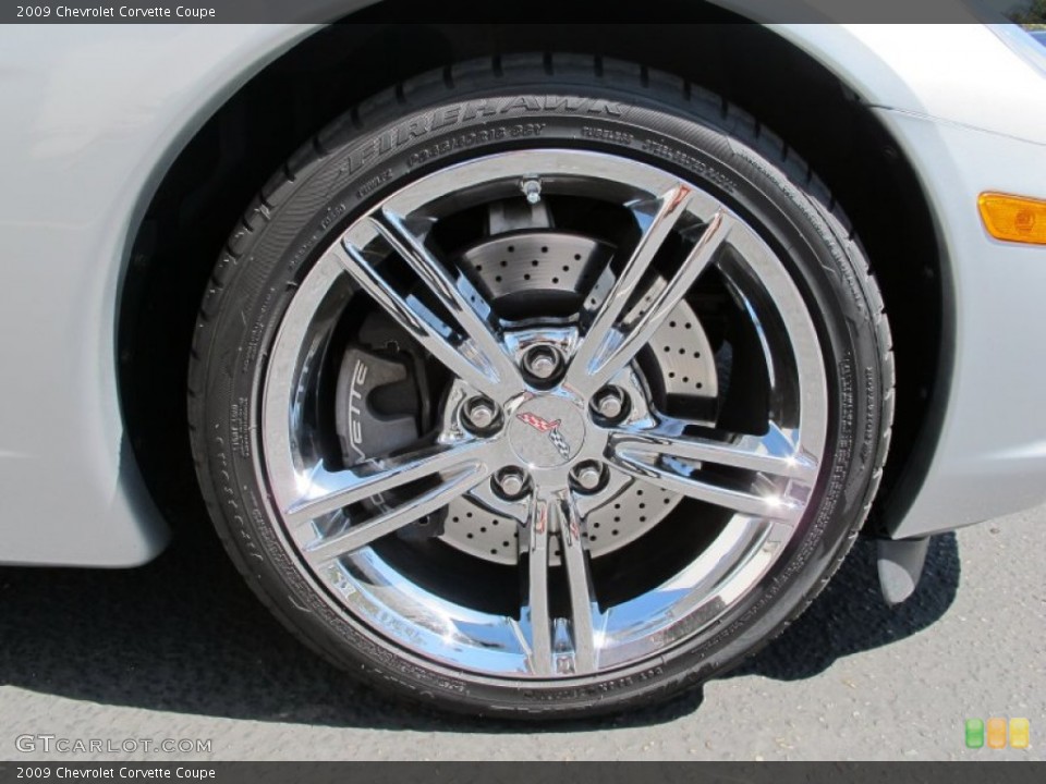 2009 Chevrolet Corvette Coupe Wheel and Tire Photo #65858100