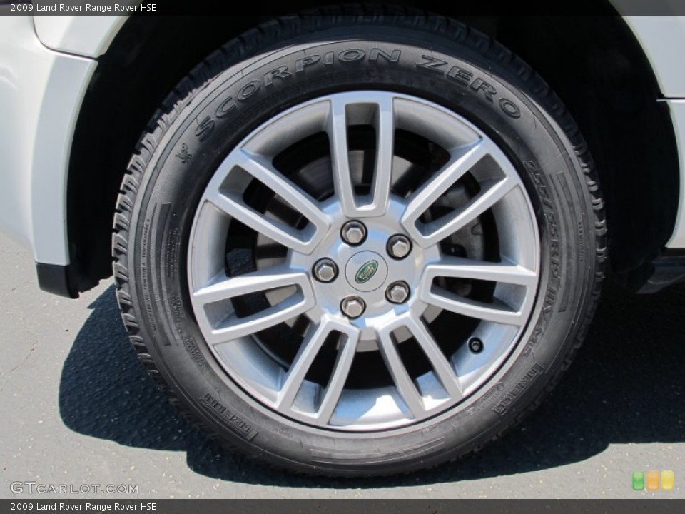 2009 Land Rover Range Rover HSE Wheel and Tire Photo #65858148