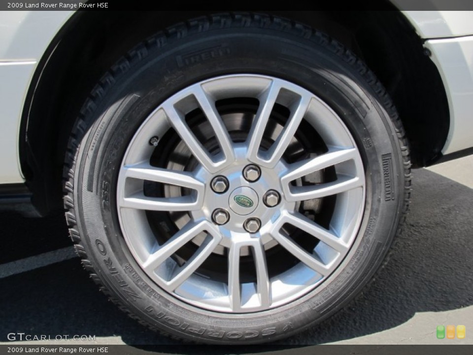 2009 Land Rover Range Rover HSE Wheel and Tire Photo #65858151