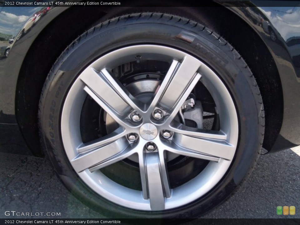 2012 Chevrolet Camaro LT 45th Anniversary Edition Convertible Wheel and Tire Photo #65863089