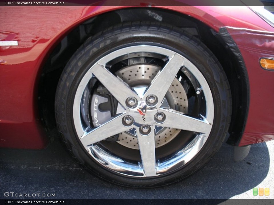 2007 Chevrolet Corvette Convertible Wheel and Tire Photo #65865936