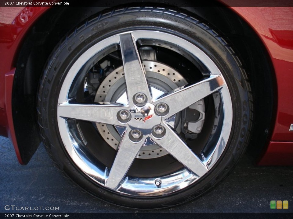 2007 Chevrolet Corvette Convertible Wheel and Tire Photo #65865948
