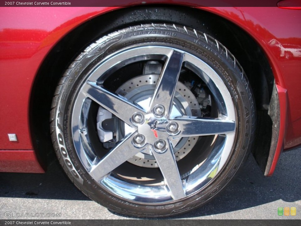 2007 Chevrolet Corvette Convertible Wheel and Tire Photo #65865957