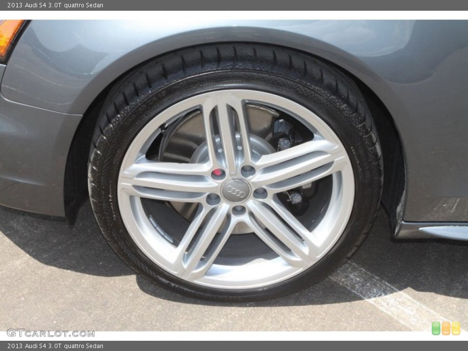 2013 Audi S4 3.0T quattro Sedan Wheel and Tire Photo #65866518