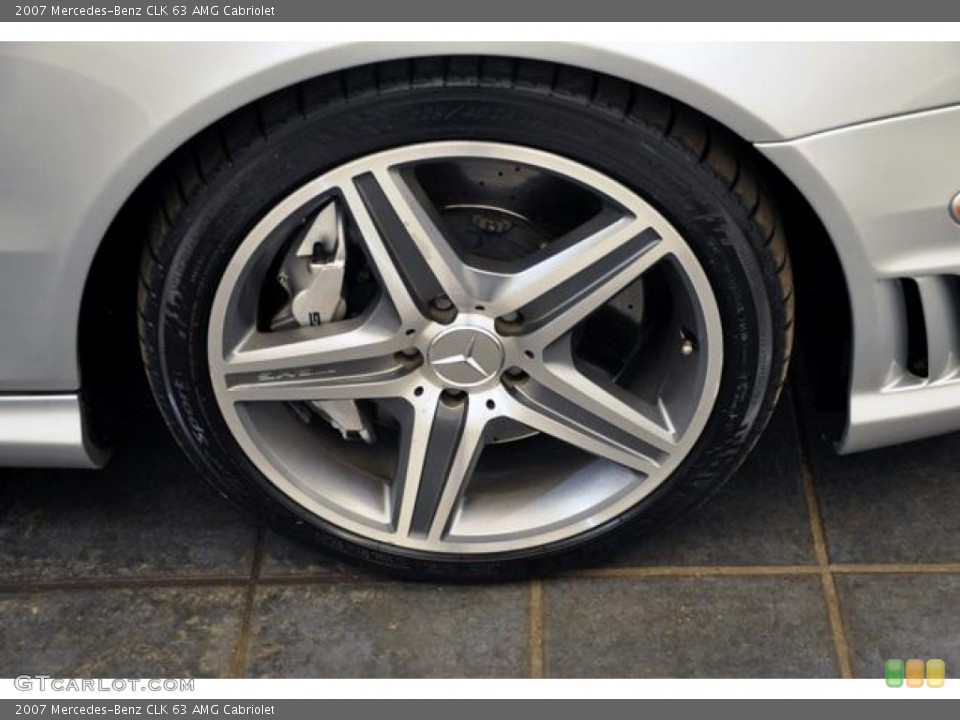 2007 Mercedes-Benz CLK 63 AMG Cabriolet Wheel and Tire Photo #65868678