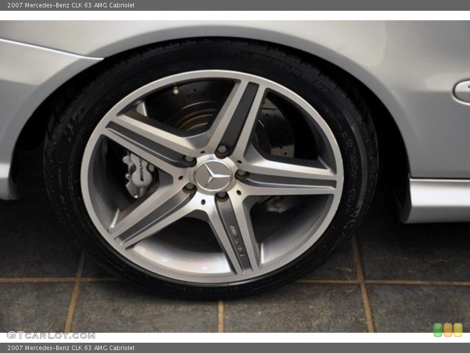 2007 Mercedes-Benz CLK 63 AMG Cabriolet Wheel and Tire Photo #65868687