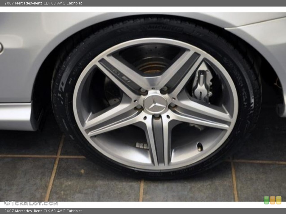 2007 Mercedes-Benz CLK 63 AMG Cabriolet Wheel and Tire Photo #65868696