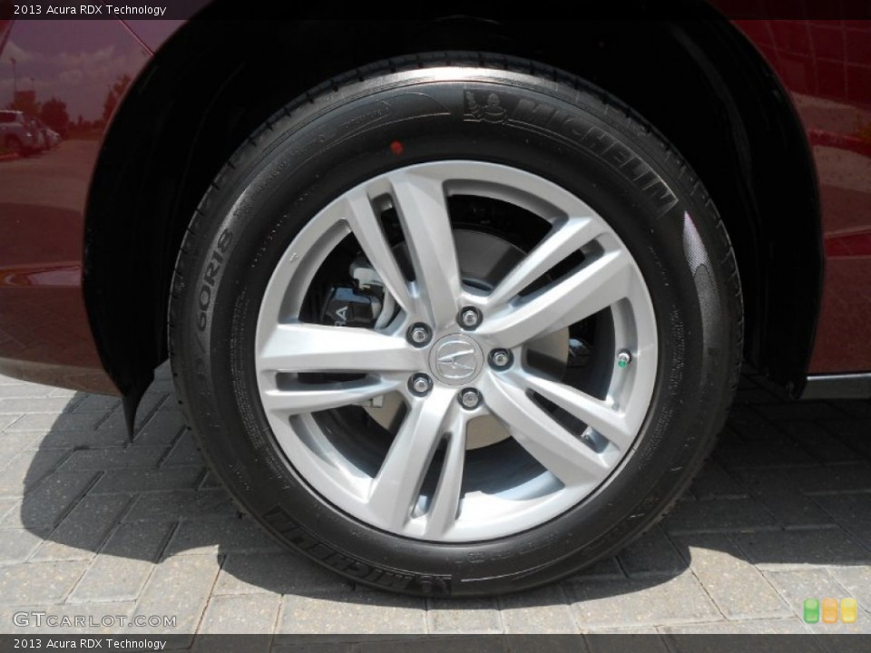 2013 Acura RDX Technology Wheel and Tire Photo #65871540