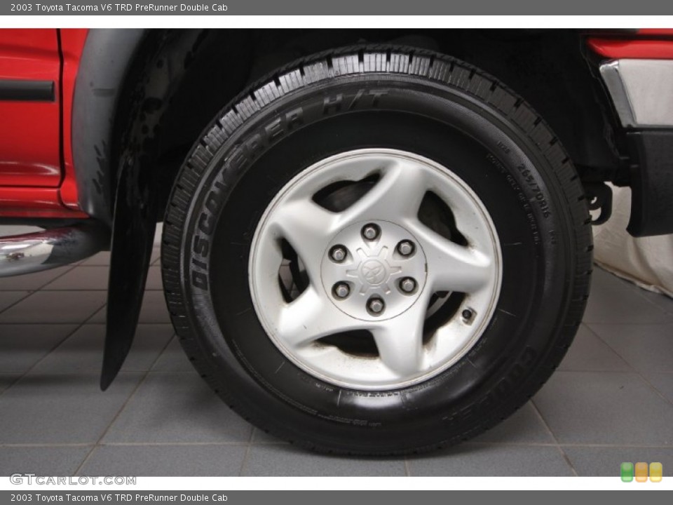 2003 Toyota Tacoma V6 TRD PreRunner Double Cab Wheel and Tire Photo #65871897