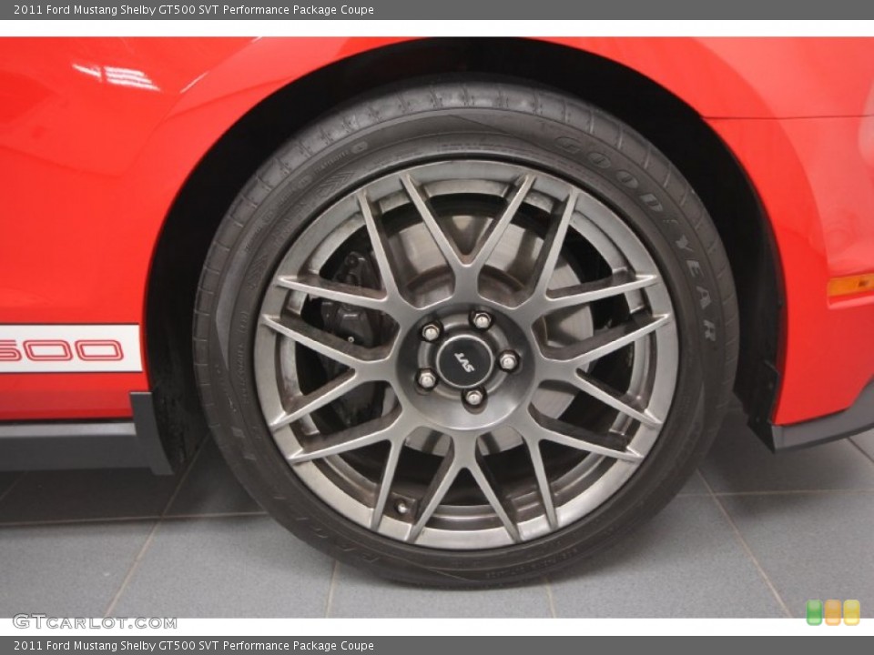 2011 Ford Mustang Shelby GT500 SVT Performance Package Coupe Wheel and Tire Photo #65873307