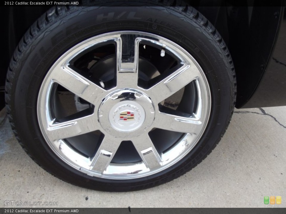 2012 Cadillac Escalade EXT Premium AWD Wheel and Tire Photo #65885181