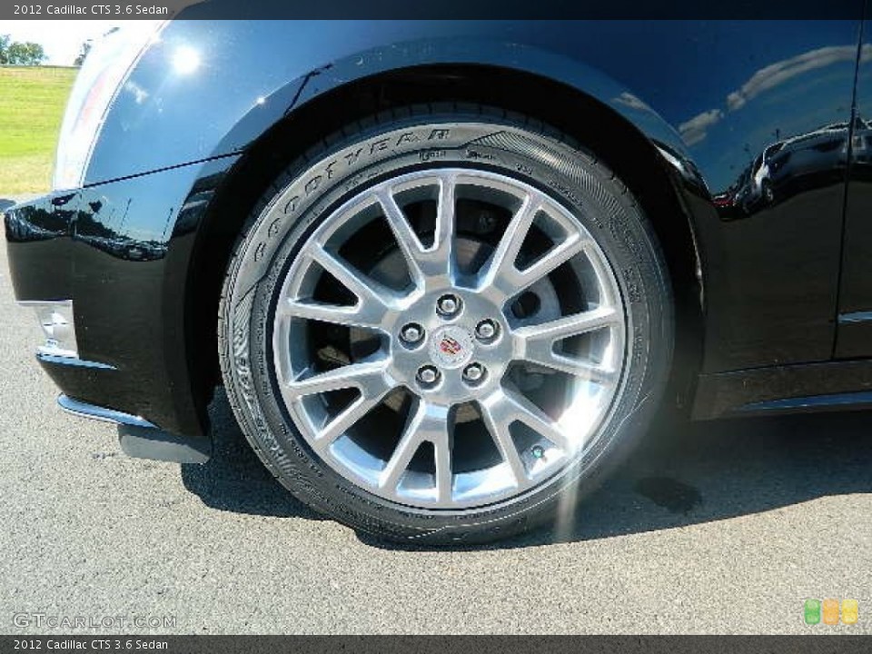 2012 Cadillac CTS 3.6 Sedan Wheel and Tire Photo #65887518