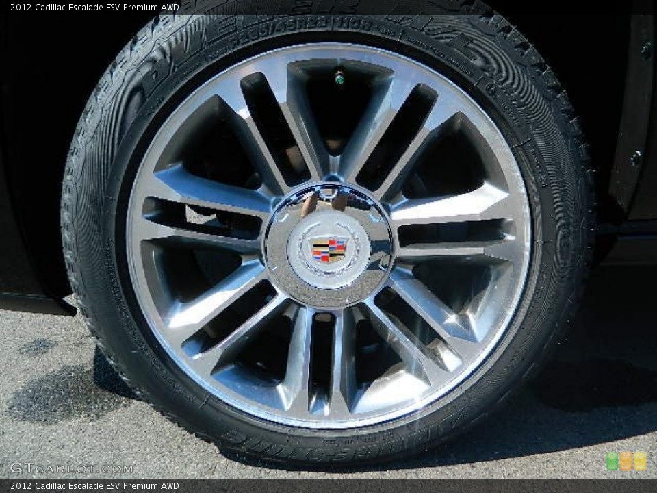 2012 Cadillac Escalade ESV Premium AWD Wheel and Tire Photo #65887827