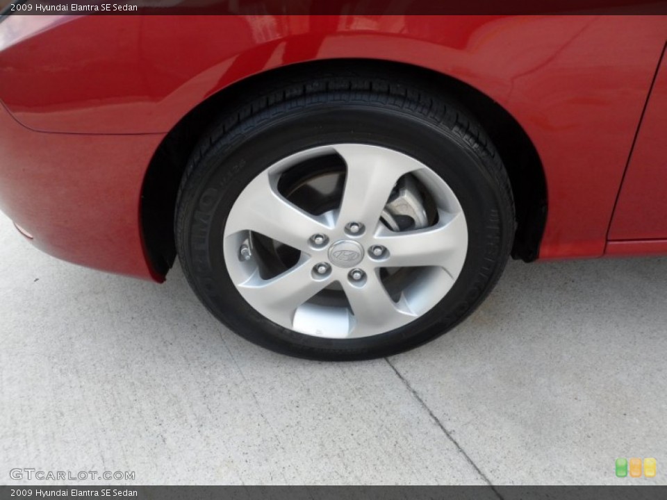 2009 Hyundai Elantra SE Sedan Wheel and Tire Photo #65898349