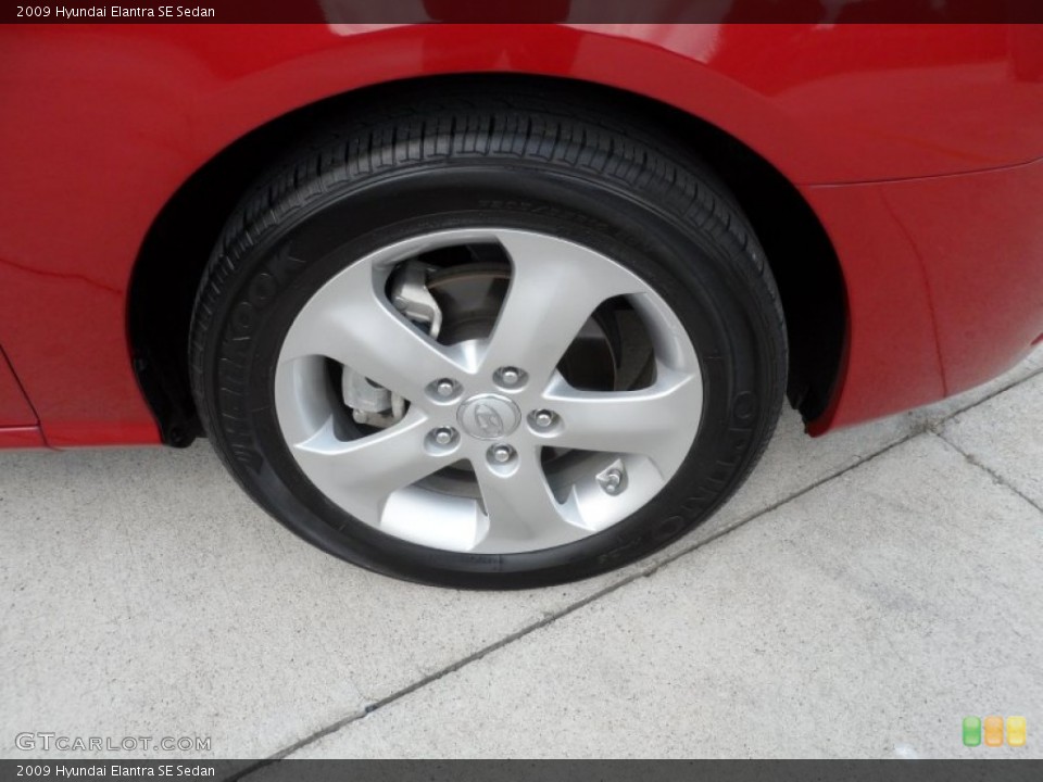 2009 Hyundai Elantra SE Sedan Wheel and Tire Photo #65898373