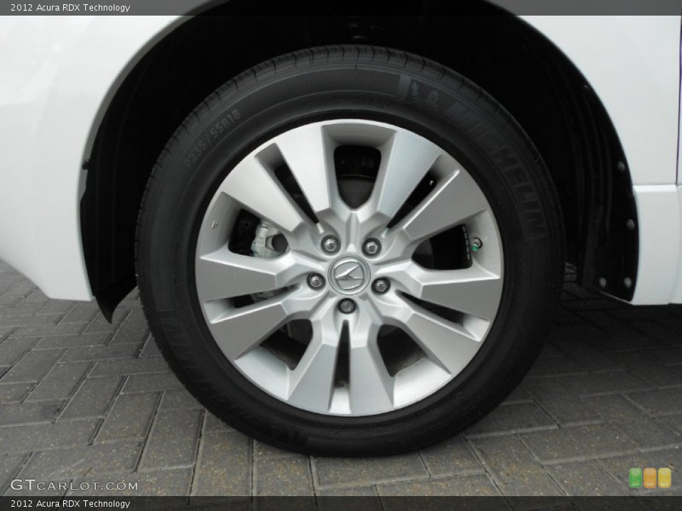 2012 Acura RDX Technology Wheel and Tire Photo #65903721