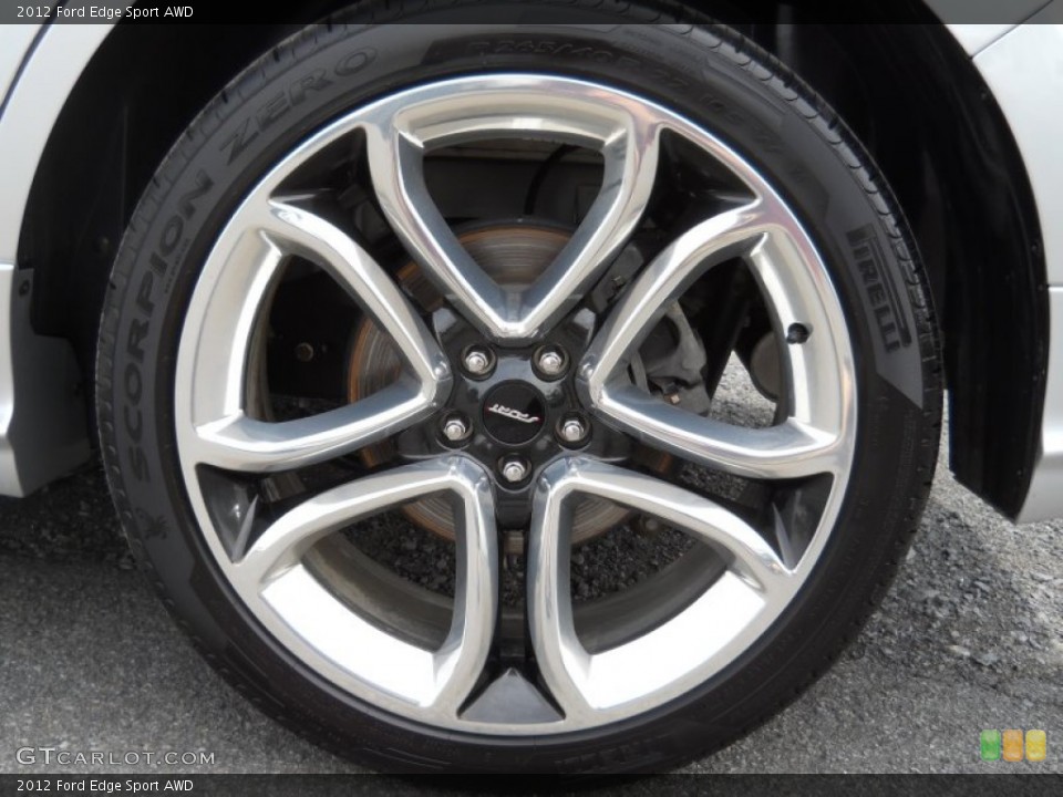 2012 Ford Edge Sport AWD Wheel and Tire Photo #65906496