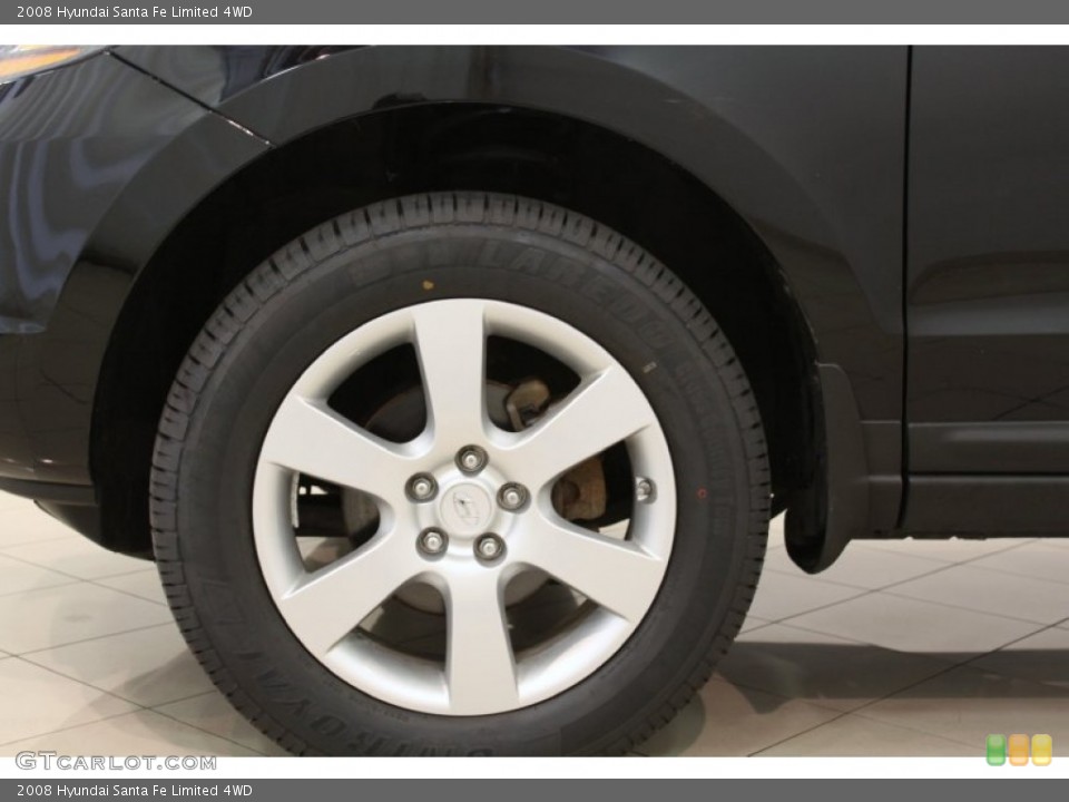 2008 Hyundai Santa Fe Limited 4WD Wheel and Tire Photo #65907847