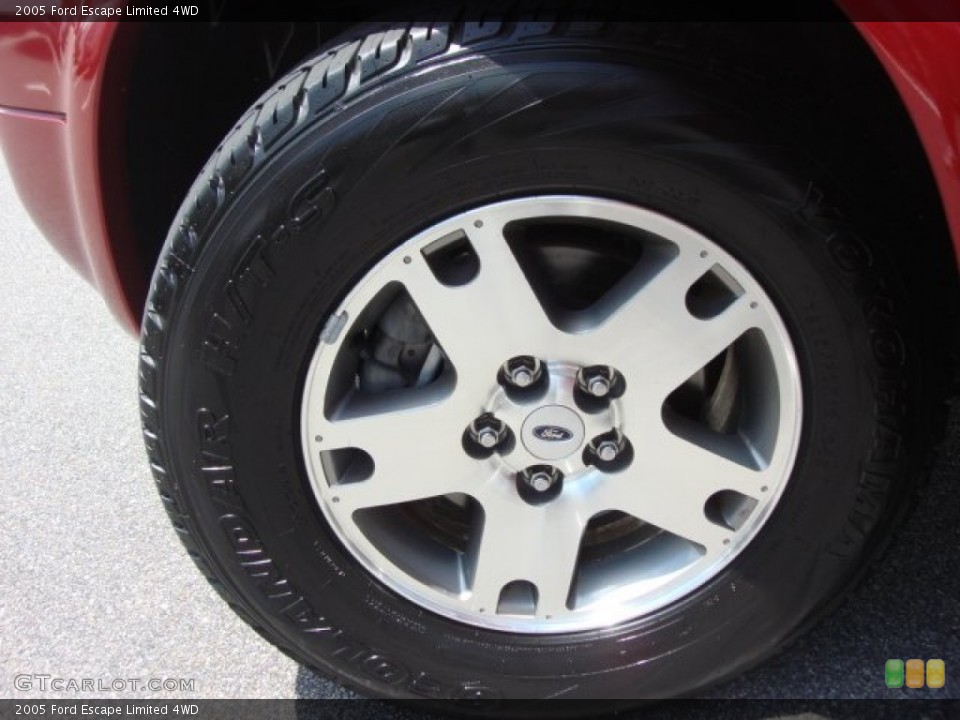 2005 Ford Escape Limited 4WD Wheel and Tire Photo #65913094