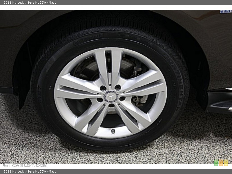 2012 Mercedes-Benz ML 350 4Matic Wheel and Tire Photo #65914399