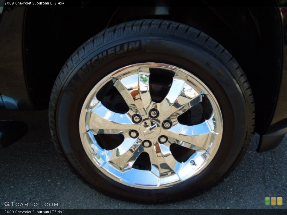2009 Chevrolet Suburban LTZ 4x4 Wheel and Tire Photo #65916848
