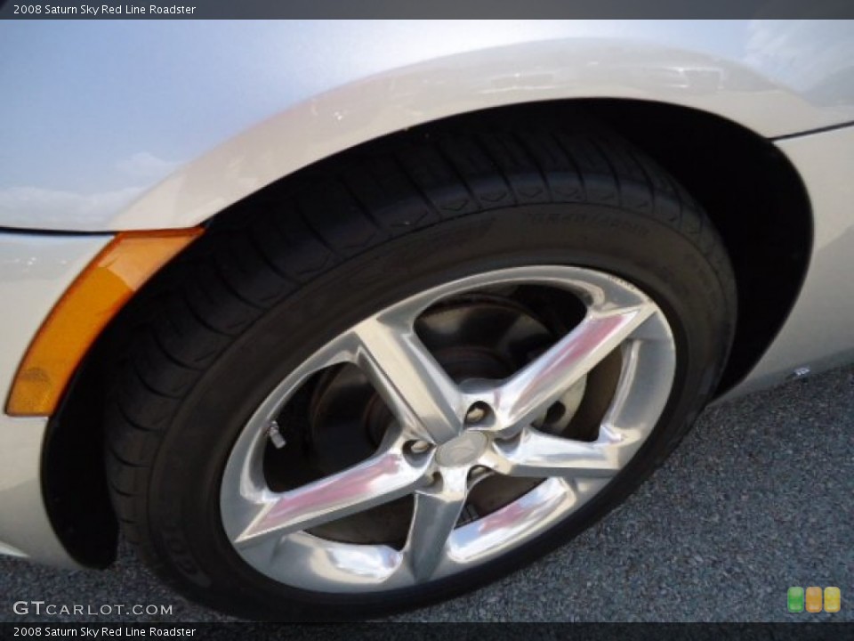 2008 Saturn Sky Red Line Roadster Wheel and Tire Photo #65917865