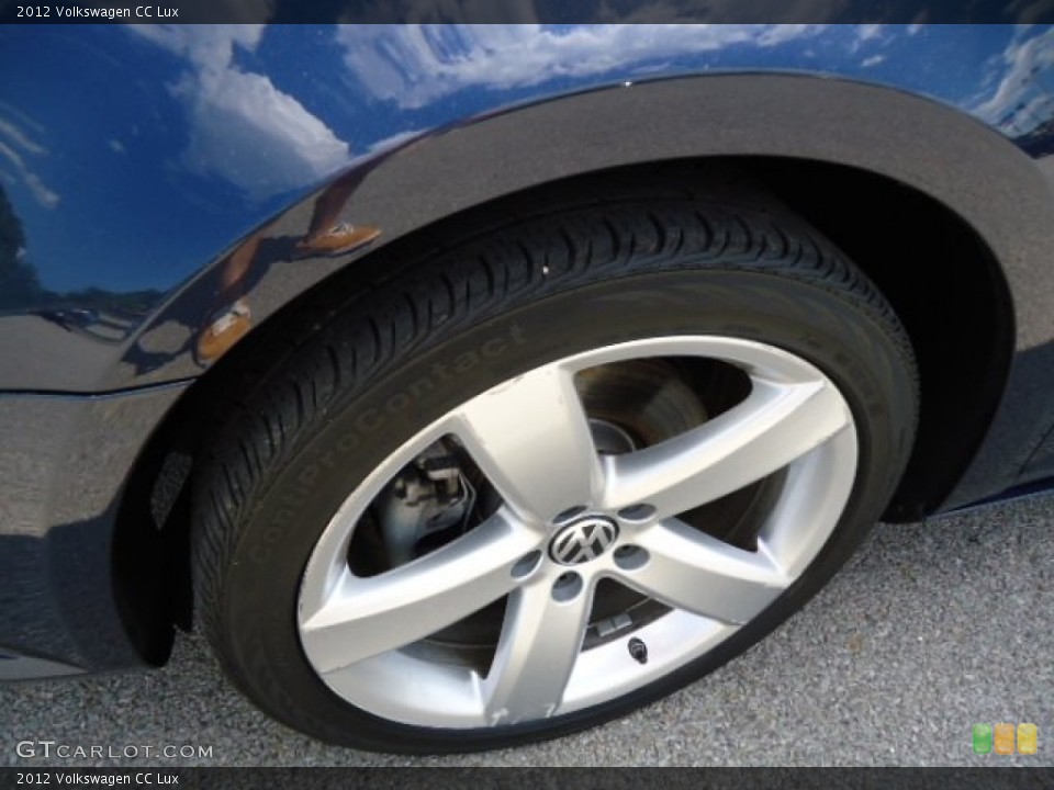 2012 Volkswagen CC Lux Wheel and Tire Photo #65918006