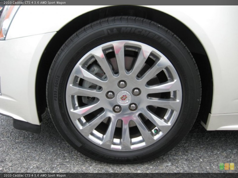 2010 Cadillac CTS 4 3.6 AWD Sport Wagon Wheel and Tire Photo #65931170