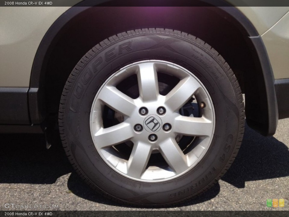 2008 Honda CR-V EX 4WD Wheel and Tire Photo #65938736