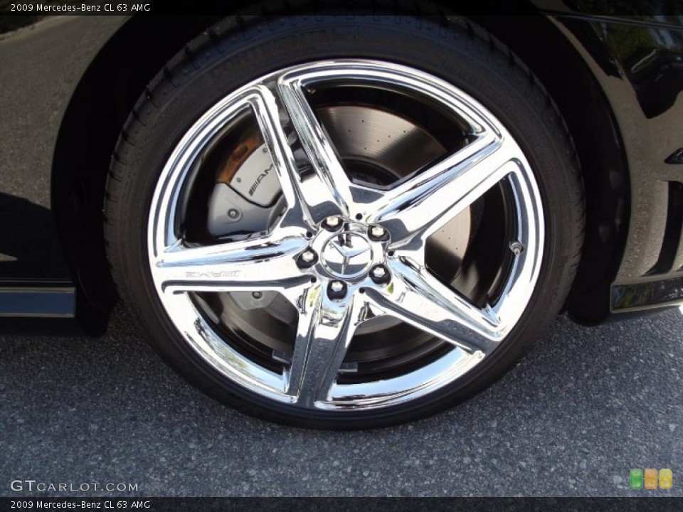 2009 Mercedes-Benz CL 63 AMG Wheel and Tire Photo #65939366