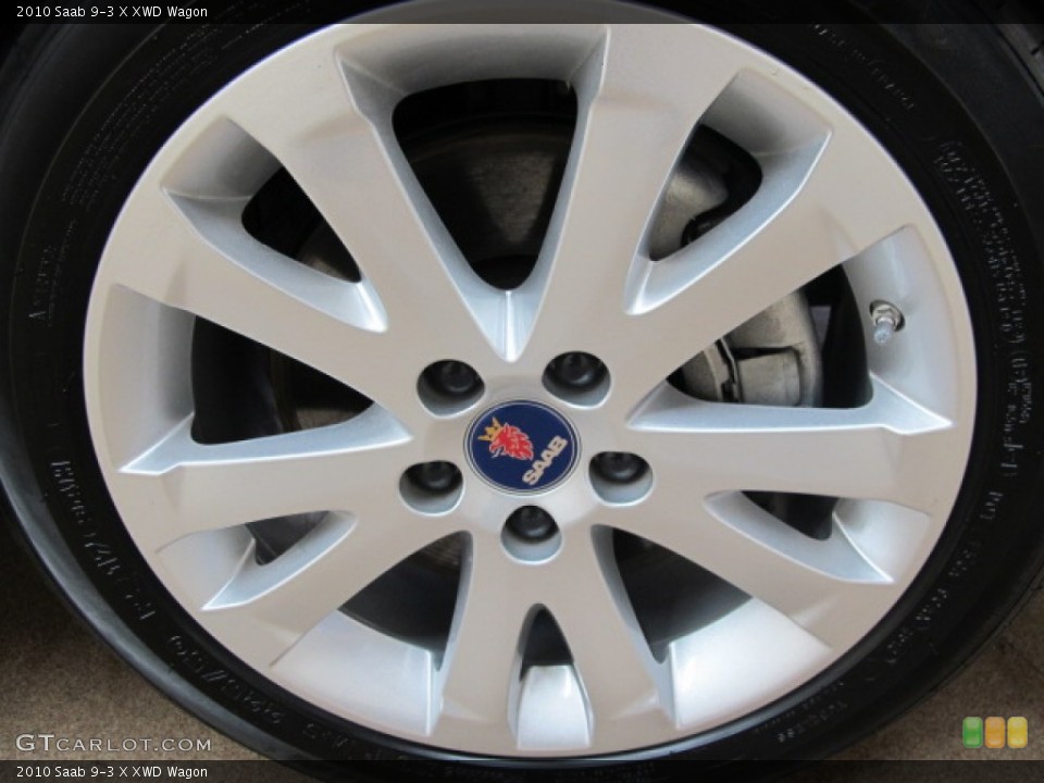 2010 Saab 9-3 X XWD Wagon Wheel and Tire Photo #65941460