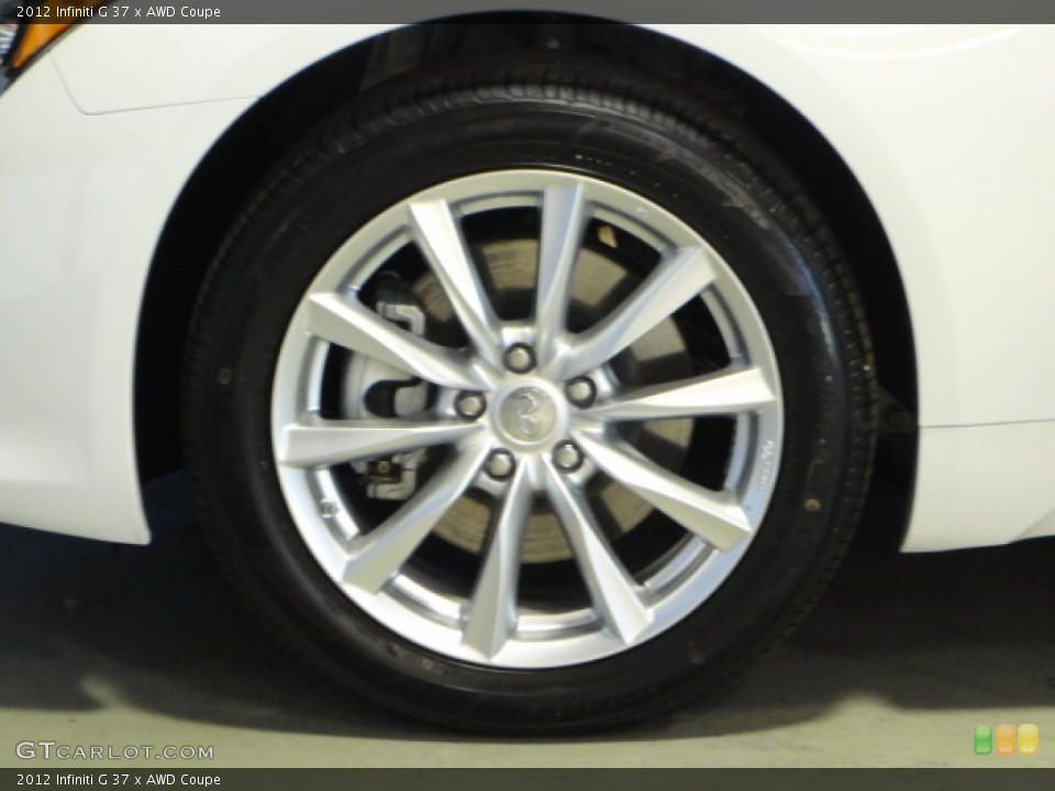 2012 Infiniti G 37 x AWD Coupe Wheel and Tire Photo #65941916