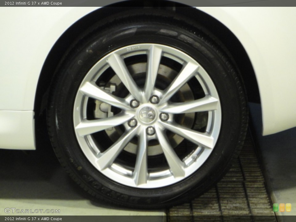 2012 Infiniti G 37 x AWD Coupe Wheel and Tire Photo #65941925