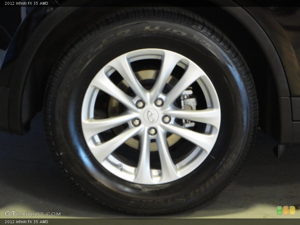 2012 Infiniti FX 35 AWD Wheel and Tire Photo #65942237