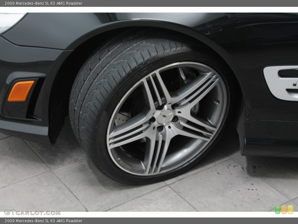 2009 Mercedes-Benz SL 63 AMG Roadster Wheel and Tire Photo #65945285