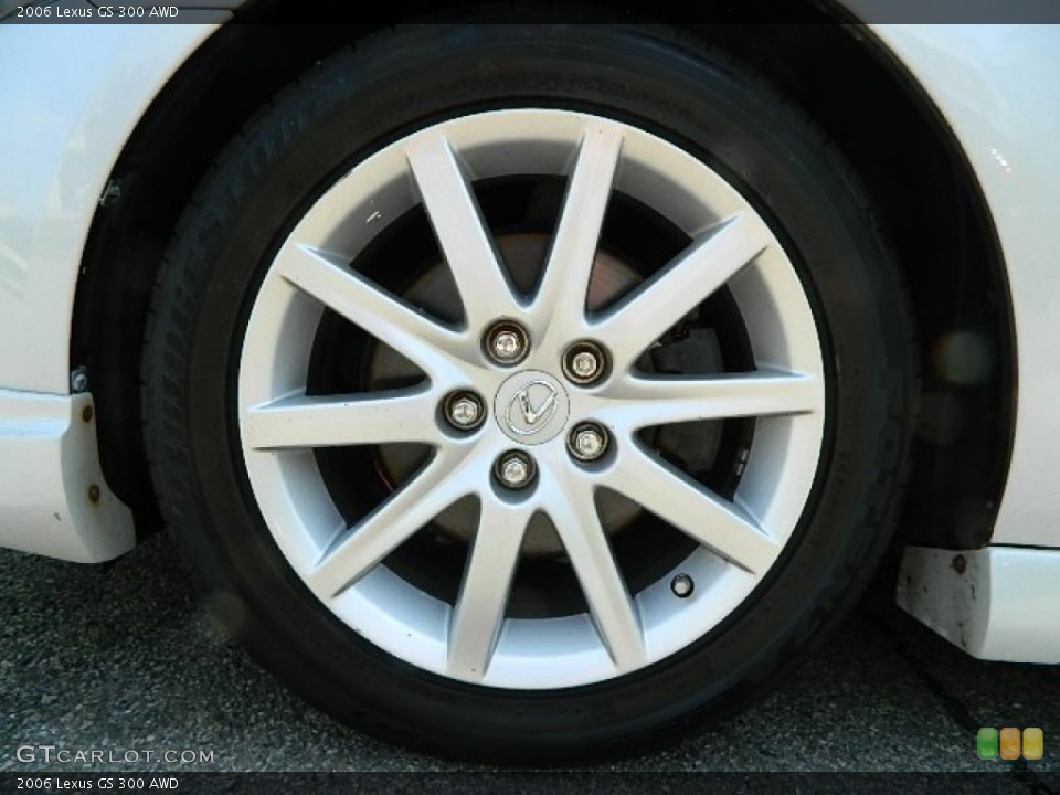 2006 Lexus GS 300 AWD Wheel and Tire Photo #65947022