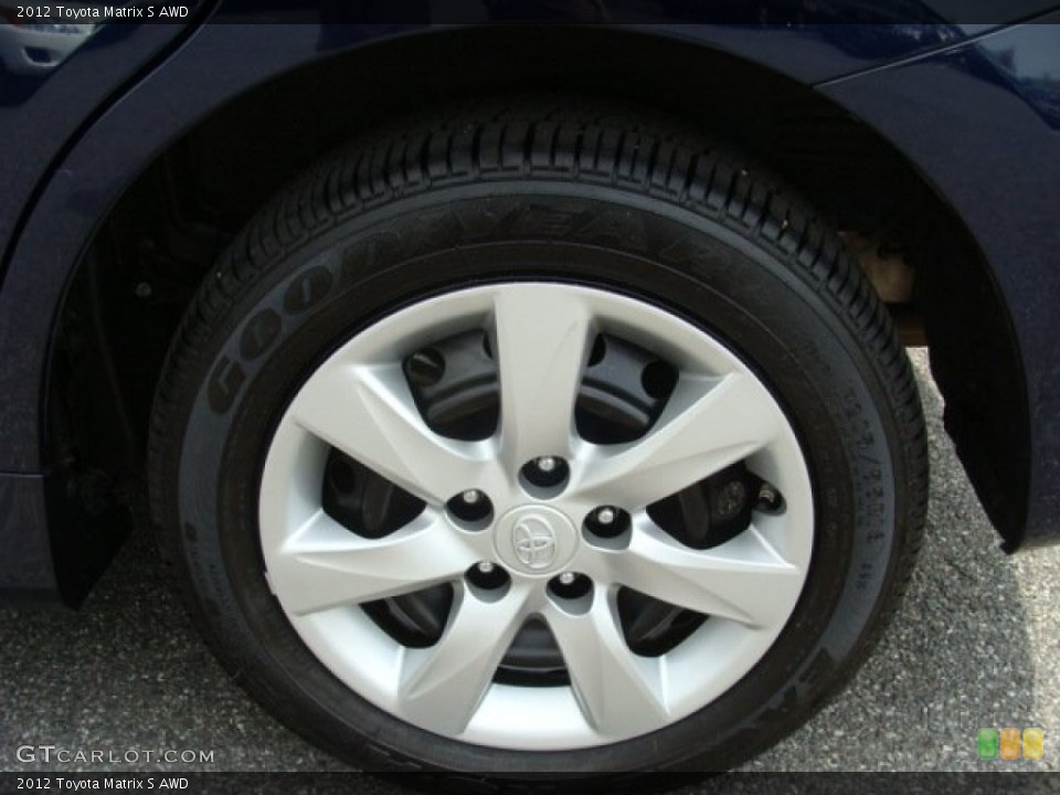 2012 Toyota Matrix S AWD Wheel and Tire Photo #65956203