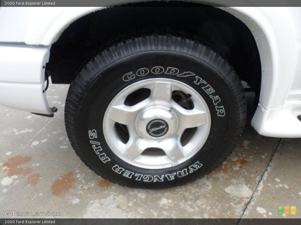 2000 Ford Explorer Limited Wheel and Tire Photo #65957987
