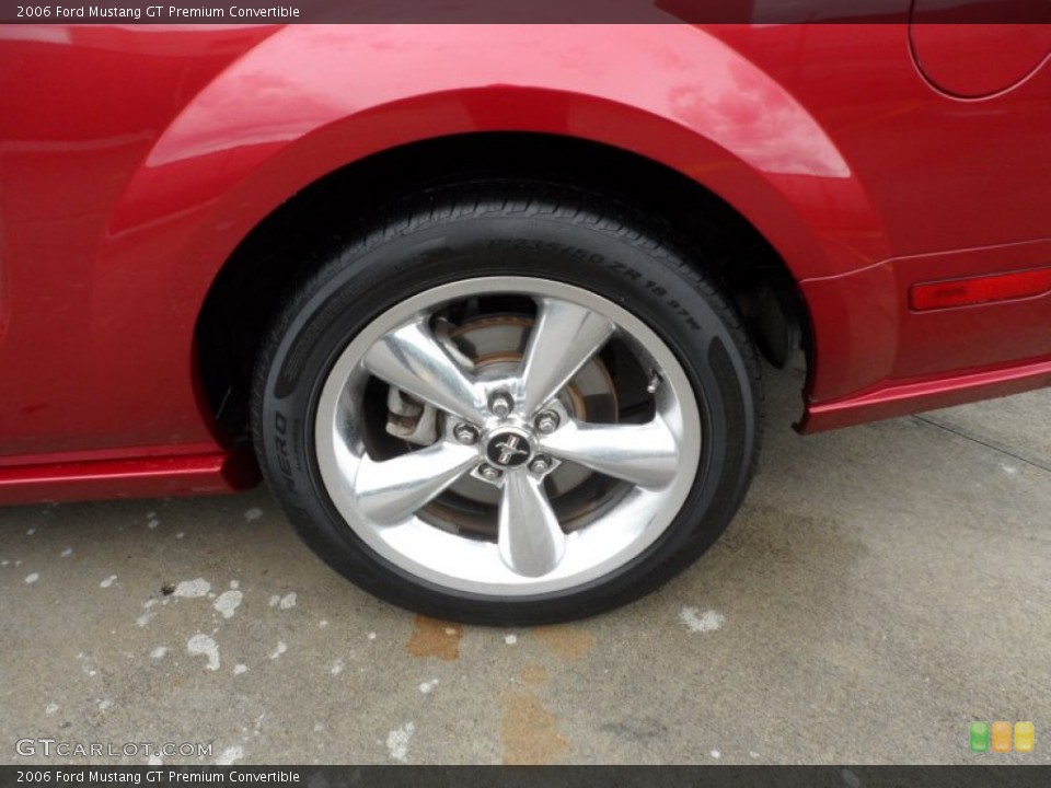 2006 Ford Mustang GT Premium Convertible Wheel and Tire Photo #65959043