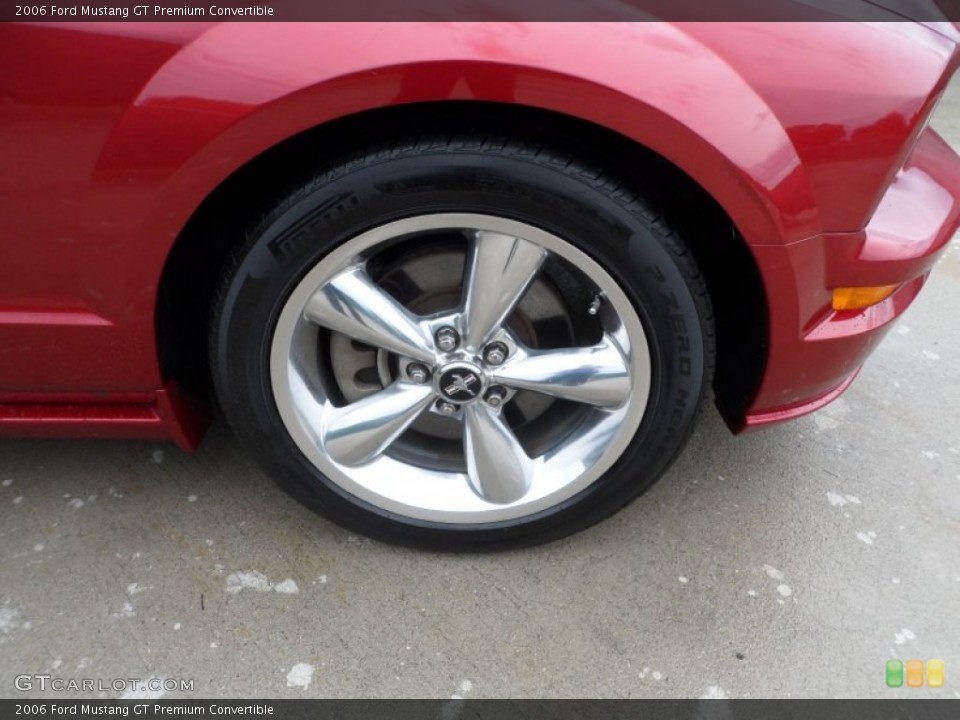 2006 Ford Mustang GT Premium Convertible Wheel and Tire Photo #65959055