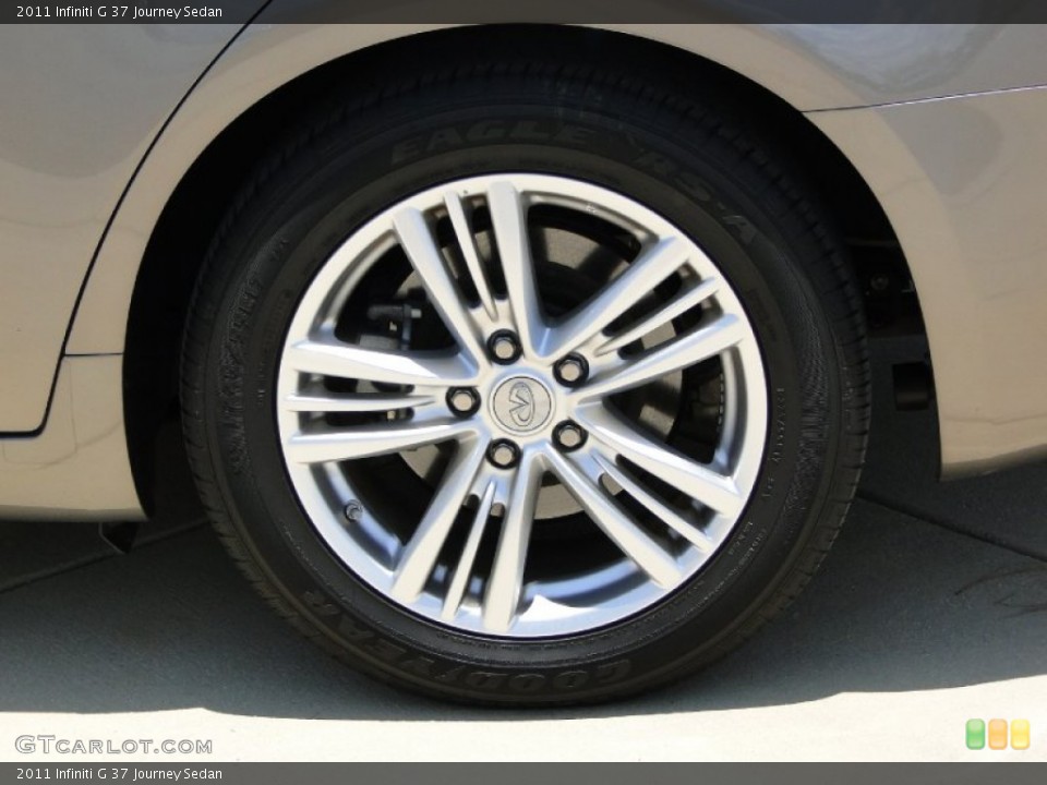 2011 Infiniti G 37 Journey Sedan Wheel and Tire Photo #65963519