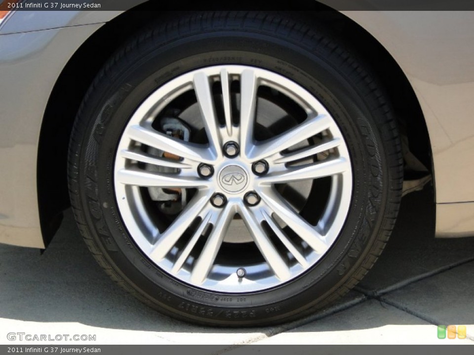 2011 Infiniti G 37 Journey Sedan Wheel and Tire Photo #65963525