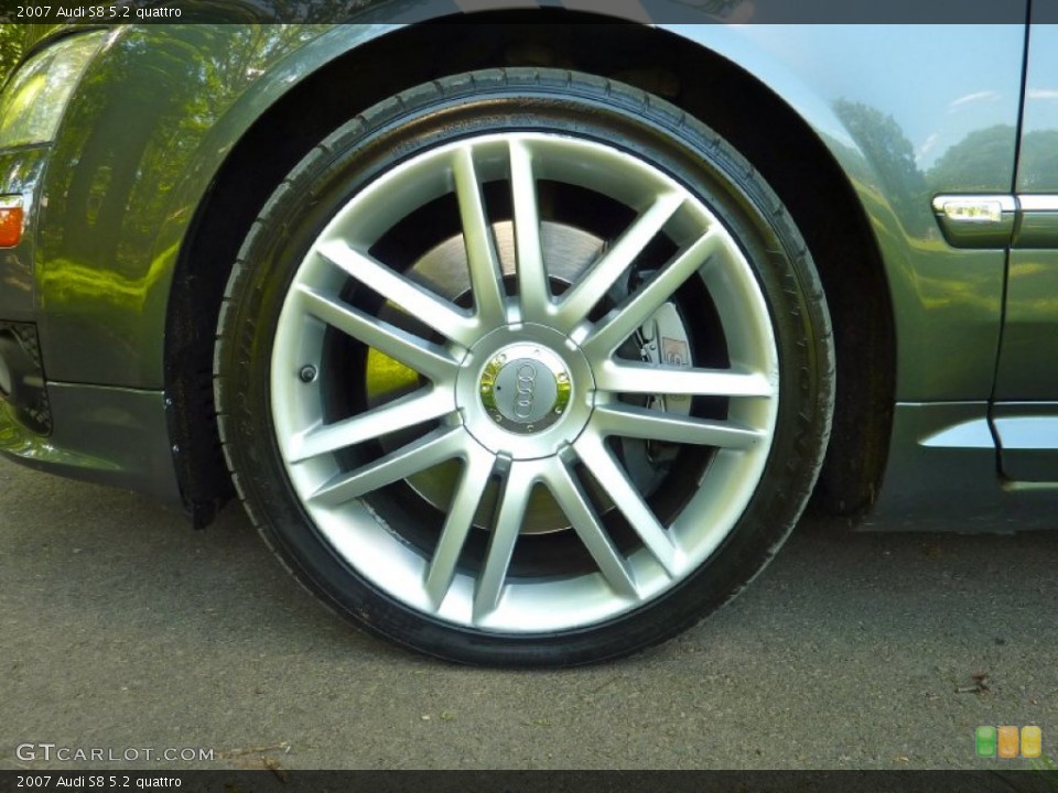 2007 Audi S8 5.2 quattro Wheel and Tire Photo #65965142