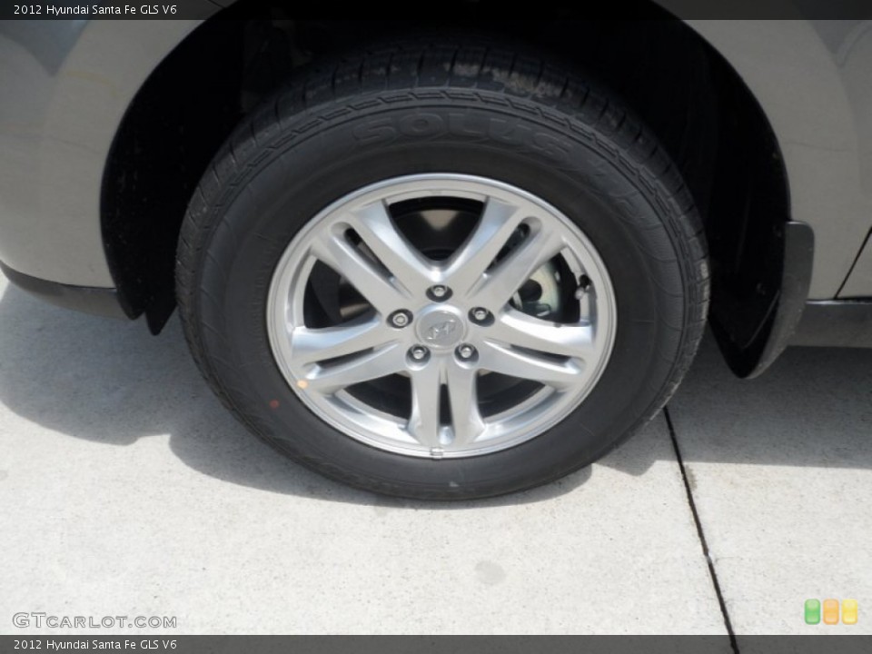 2012 Hyundai Santa Fe GLS V6 Wheel and Tire Photo #65965415