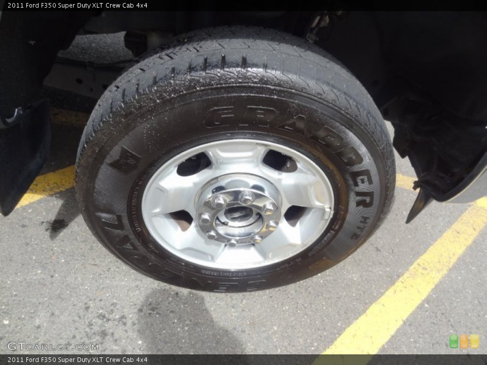 2011 Ford F350 Super Duty XLT Crew Cab 4x4 Wheel and Tire Photo #65965931