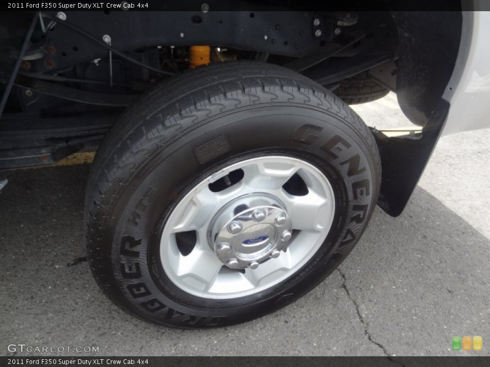 2011 Ford F350 Super Duty XLT Crew Cab 4x4 Wheel and Tire Photo #65965975